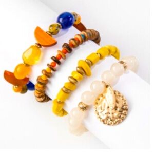 Plunder Fallon Leaves bracelet set